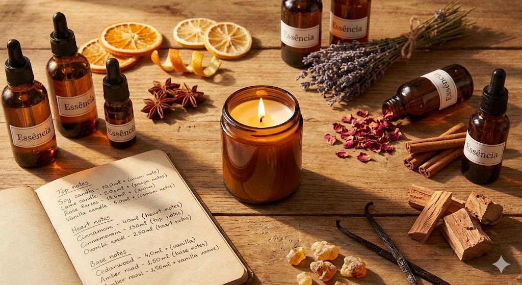 A cera vegetal tem dificuldade em "soltar" as notas de fundo muito pesadas se elas não estiverem bem equilibradas. Por outro lado, ela "engole" as notas de saída muito rápido se você adicionar a essência muito quente