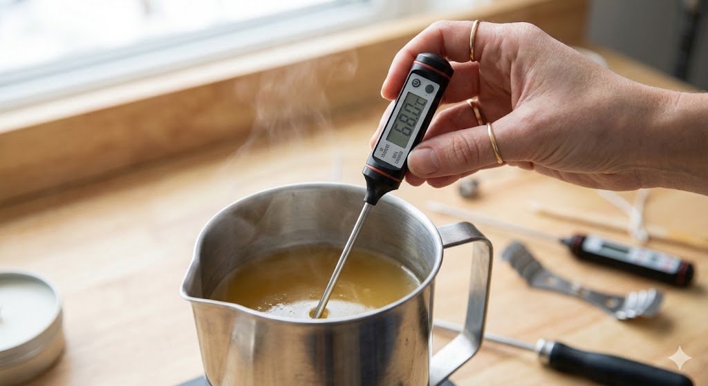 Temperatura ideal para trabalhar com velas